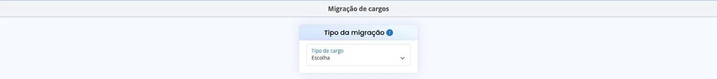Migração de Cargos