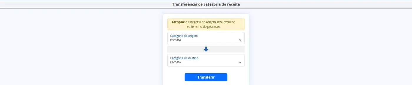 Transf. de Cat. Receita