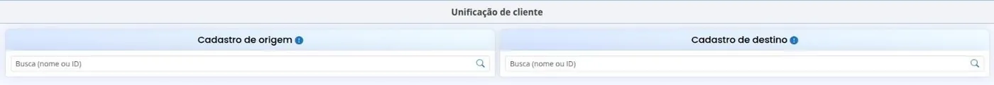 Unificação de Cliente