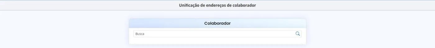 Unific. Endereços Colab.