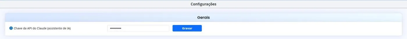 Configurações
